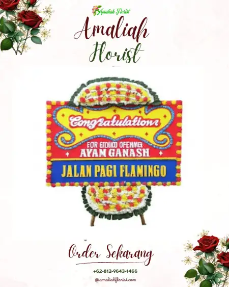 Sewa Papan Bunga Way Mencar